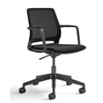 thumbnail image 1 of Pemberly Row Modern Transitional Plastic Conference Chair in Black, 1 of 3