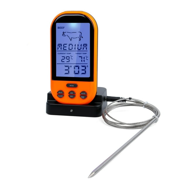 Wireless Remote Digital Cooking Food Probe Meat for Grill Oven Bbq