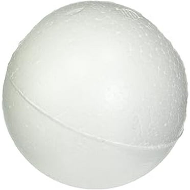 Smoothfoam 12-Pack Balls Crafts Foam for Modeling, 2-Inch, White