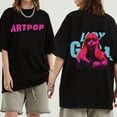 thumbnail image 2 of Camiseta de Lady Gaga The Fame para hombre y mujer, camisa informal Harajuku con cuello redondo para verano, 2 of 5