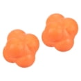 thumbnail image 1 of Unique Bargains Bounce Reaction Balls Coordination Training Ball Agility Trainer TPR, Orange 2 Pack, 1 of 4