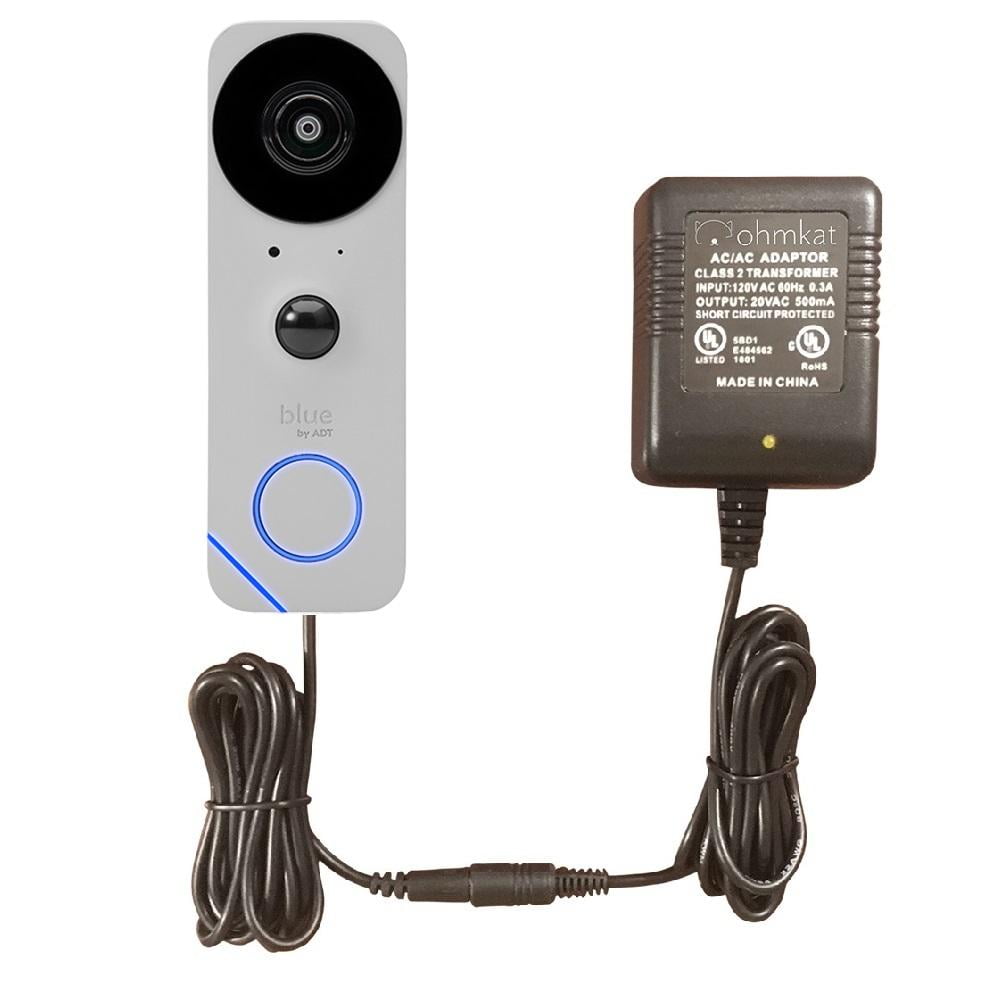 OhmKat Video Doorbell Power Supply Compatible with ADT Blue Doorbell