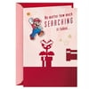 Super Mario Mario Lucky to Love You Valentine's Day Card