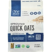 One Degree Organic Foods Organic Quick Oats - Sprouted - Case of 4-24 oz