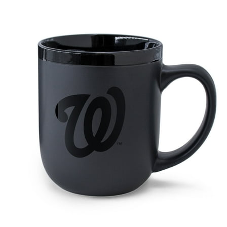 WinCraft Washington Nationals 17oz. Black Tonal Ceramic Mug