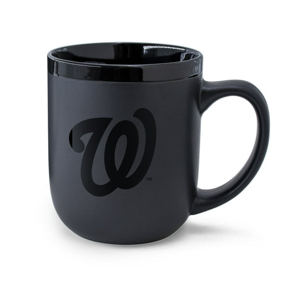 WinCraft Washington Nationals 17oz. Black Tonal Ceramic Mug