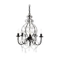 thumbnail image 5 of JONATHAN Y Maura 5-Light 17" Crystal/Metal LED Chandelier, Black, JYL9016A, 5 of 9