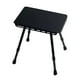 thumbnail image 3 of Taburete de camping, resistente, ligero, compacto, con bolsa, silla de pesca Negro escalable, 3 of 9