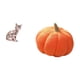thumbnail image 5 of Estatua de gato con calabaza, figura decorativa, escultura animal, artesanía, adorno, cojín para chimenea, sofá, cama, dormitorio, decoración de habit, 5 of 8