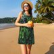 thumbnail image 3 of Balery Lush Foliage Green Plant Vestidos de verano para mujer con estampado: vestido holgado sin mangas, vestido playero informal y cómodo para días calurosos., 3 of 7