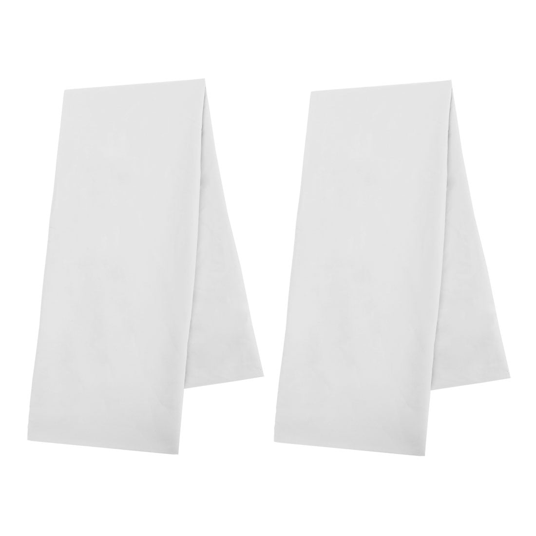 Unique Bargains Microfiber Solid Long Body Pillowcases, 2-Pack White 20" x 54"