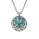 thumbnail image 1 of Verde pintura al Oleo Arte Bodegon de flores Collares Colgante Retro Moon Stars Jewelry Unbranded M, 1 of 3