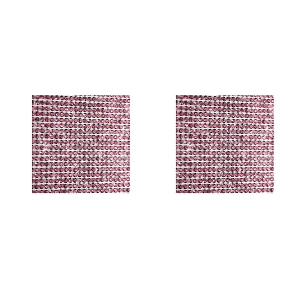 Bewildely Cinta de diamantes de imitación de cristal, malla de perforación de cristal, accesorios de ropa, pegatina para teléfono de coche, Type1 NO1