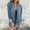 Blue, variant on Jean Jacket For Women Lightweight Loose Fit Denim Shirt Jackets Summer Oversized Work Button Jacket Oversized Cardigan Sweaters for Women Long Knit Cardigans for Women Fall Cardigan Sweater Wrap