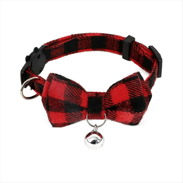 C-Cute Collar para Gatos Collares para Perros y Cachorros Pequeños Collar con Lazo para Gatitos Collar con Lazo y Campana para Perros y Gatos