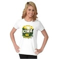 thumbnail image 4 of Iowa Heart Of The Corn Belt Farmer Womens Slim Fit Graphic Tee Brisco Brands X, 4 of 5