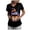 Purple, variant on Leey-World Halloween Tshirts Women Cute Scrub Tops Stretchy Short Sleeve V Neck Cartoon Print Pattern Nursing Working Uniform Caregiver Top(Hot Pink,M)