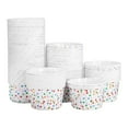 thumbnail image 1 of WORGEOUS Cabilock 100 vasos de papel de lunares desechables para postre para helado de pastel de helado, 1 of 8