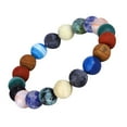 thumbnail image 2 of TOOPTY Solar Energy Bracelet Natural Stone Universe Pearl Galaxy Eight Planets Theme Series Bracelet, 2 of 4