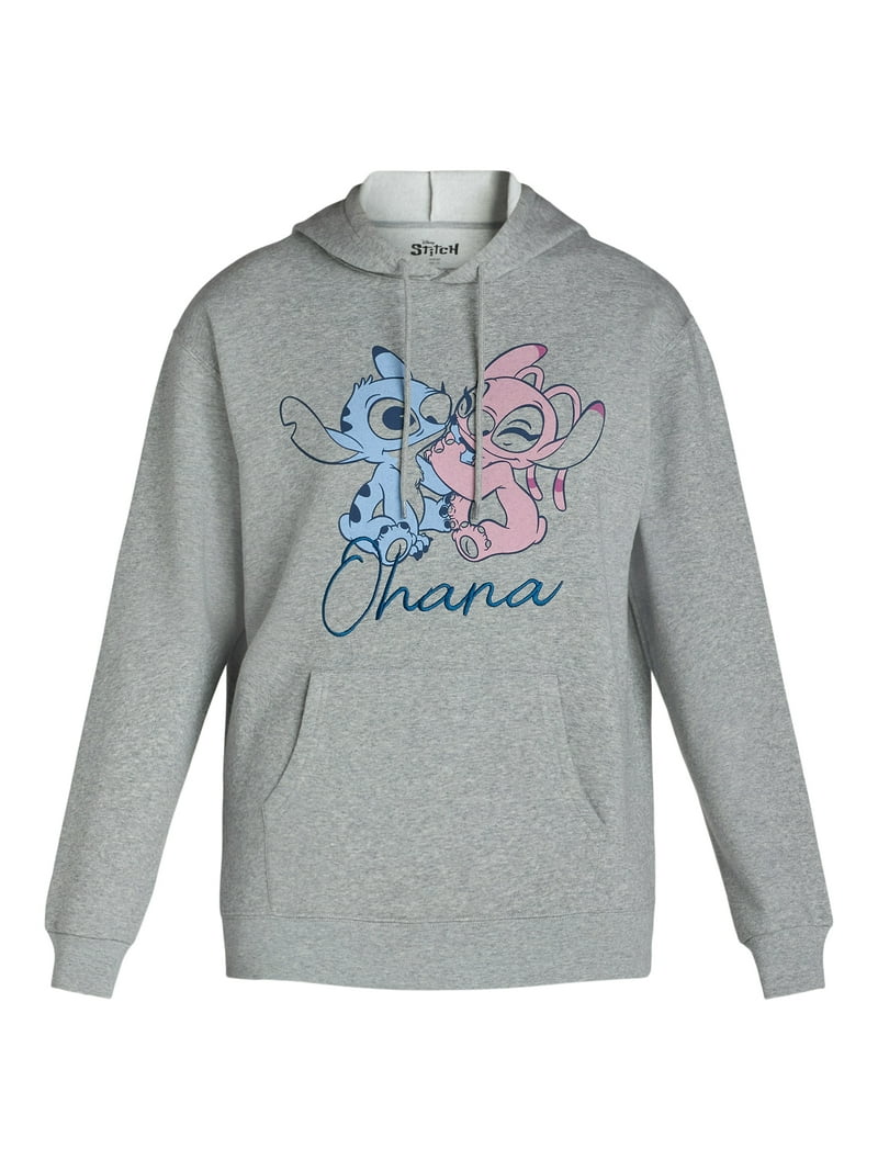 Disney Women's Stitch and Angel Graphic Hoodie with