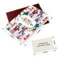 thumbnail image 4 of Easykart Christmas Greeting Cards with Envelopes | Pack of 24 cards - 6 Assorted Designs of 4 each | 5.5 x 4 Inch Merry Christmas Cards with Seal Stickers For Friends , Family and loved Ones, 4 of 7