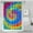 Colorful Rainbow Tie-1, variant on Colorful Tie Dye Mandala Pattern Shower Curtain 72"x72" ,Bathroom Decorative Shower Curtains Set with 12 Hooks,Modern Waterproof Washable Shower Curtain