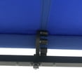 thumbnail image 4 of ALEKO 13' x 10' Retractable Motorized Black Frame Patio Awning, Blue Color, 4 of 15