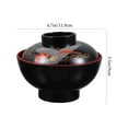 thumbnail image 3 of Kitchen Japanese Lidded Soup Bowl Traditional Japanese Style Rice Bowl for Japanese Restaurant, 3 of 9
