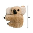 thumbnail image 6 of Mosey Women Hairpin Cartoon Plush Koala Hair Claw Anti-slip Side Clip Elastic Spring Hair Decoration Fixation Lady Hair Styling Tool, 6 of 8