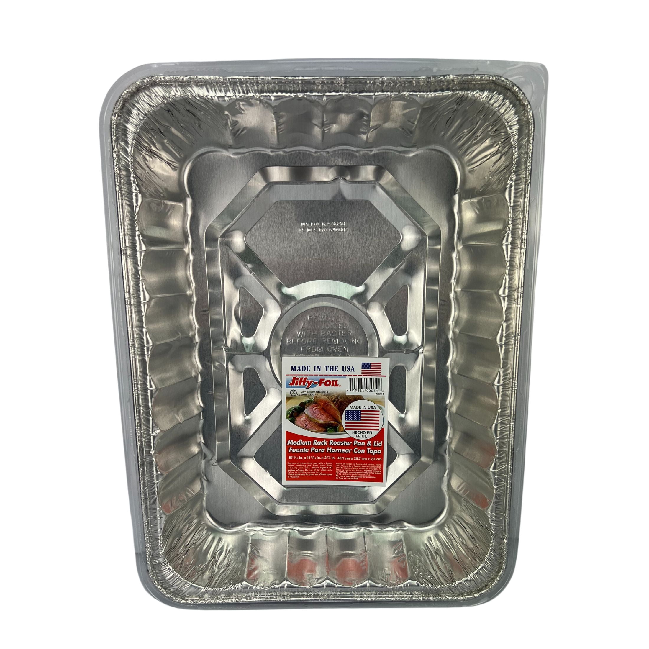 Jiffy-Foil Medium Roaster with Lid 1-Piece