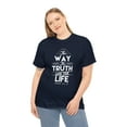 thumbnail image 3 of John 14:6 Bible Verse Short Sleeve Christian Tee Shirt, 3 of 6