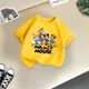 thumbnail image 3 of Camiseta de algodón de manga corta de verano de Mickey Minnie de Disney para niños, camisetas casuales de moda para niños y niñas, camisetas lindas de dibujos animados, ropa para niños, 3 of 5