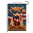 thumbnail image 4 of Memorial Day Saving!4th of July Decorations, Independence Day Garden Flag Arrival Digital Printed Linen Flag Outdoor Yard Decoration, 4 of 7