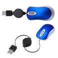 thumbnail image 2 of 2 Pcs Mini Souris Optique Compacte de Voyage Cordon Rétractable Plug and Play pour Windows (Bleu), 2 of 8