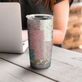 thumbnail image 4 of 20 Oz Pioneer Flower Coffee Tumbler Double Wall Insulated Stainless Steel Water Bottle | Metal Reusable Thermoses Flask with Cup Cap | Leak & Sweat Proof with Anti-Dust Lid, 4 of 7