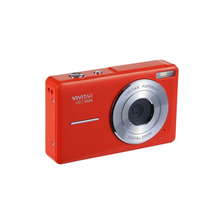 Vivitar Popsnap Compact Digital Camera, Orange, 16X Zoom, 1080p