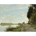 thumbnail image 3 of Claude Monet 24x19 Black Modern Framed Museum Art Print Titled - Argenteuil (C. 1872), 3 of 5