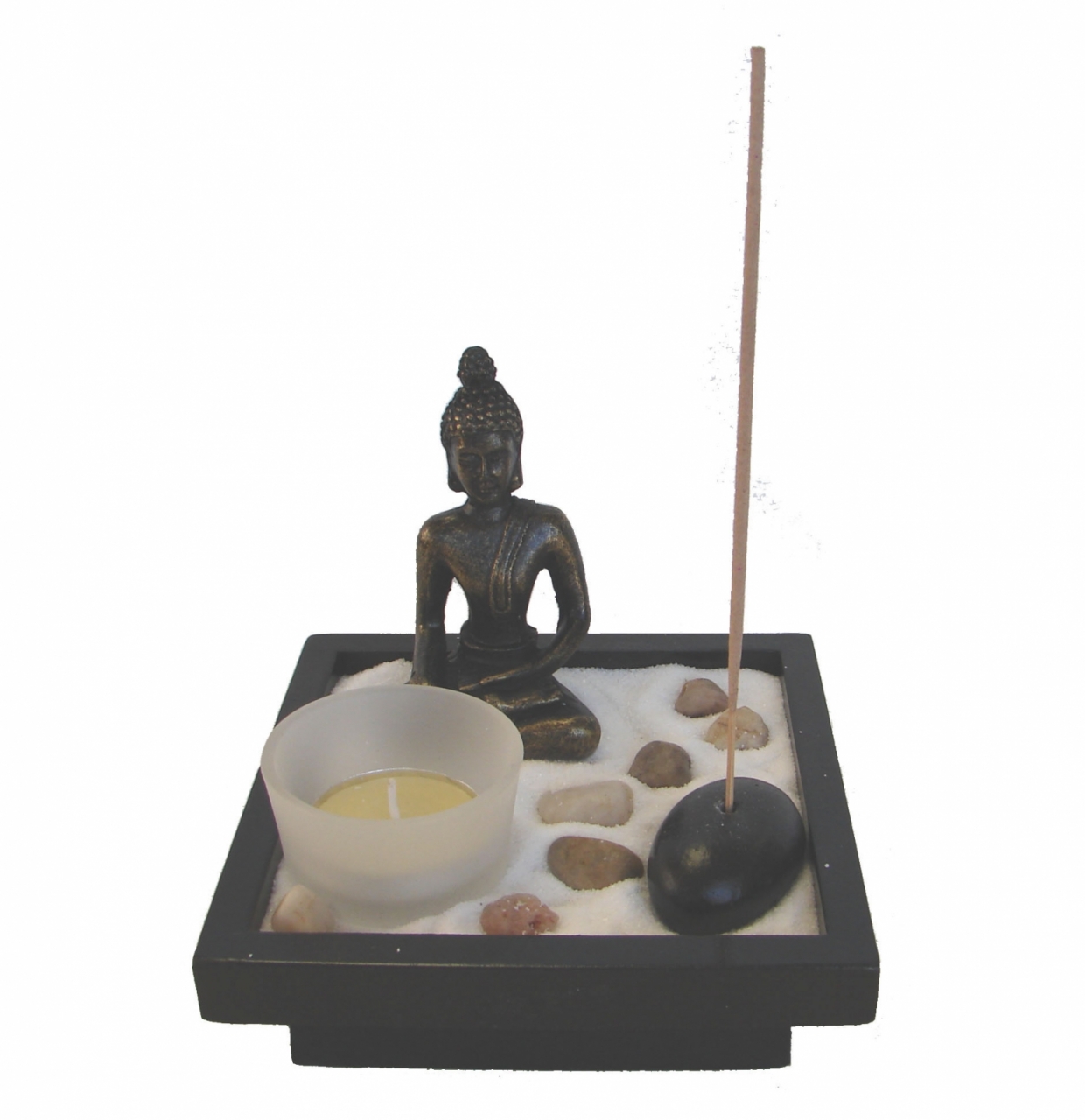 Small Desktop Zen Garden with Thai Buddha Statue - image 1 of 1