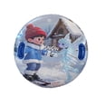 thumbnail image 3 of S SERENABLE Inflatable Snow Tube Cold Resistant Snow Sled for Holiday Outdoor Skiing Fun Style B, 3 of 9