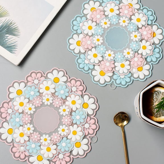 Boutique Clearance Sales Kitchen Mat Household Heat Insulation Mat Kitchen Rubber Mat Meal Mat High Temperature Cup Mat Oil Bowl Mat Table top Anti Slip Mat