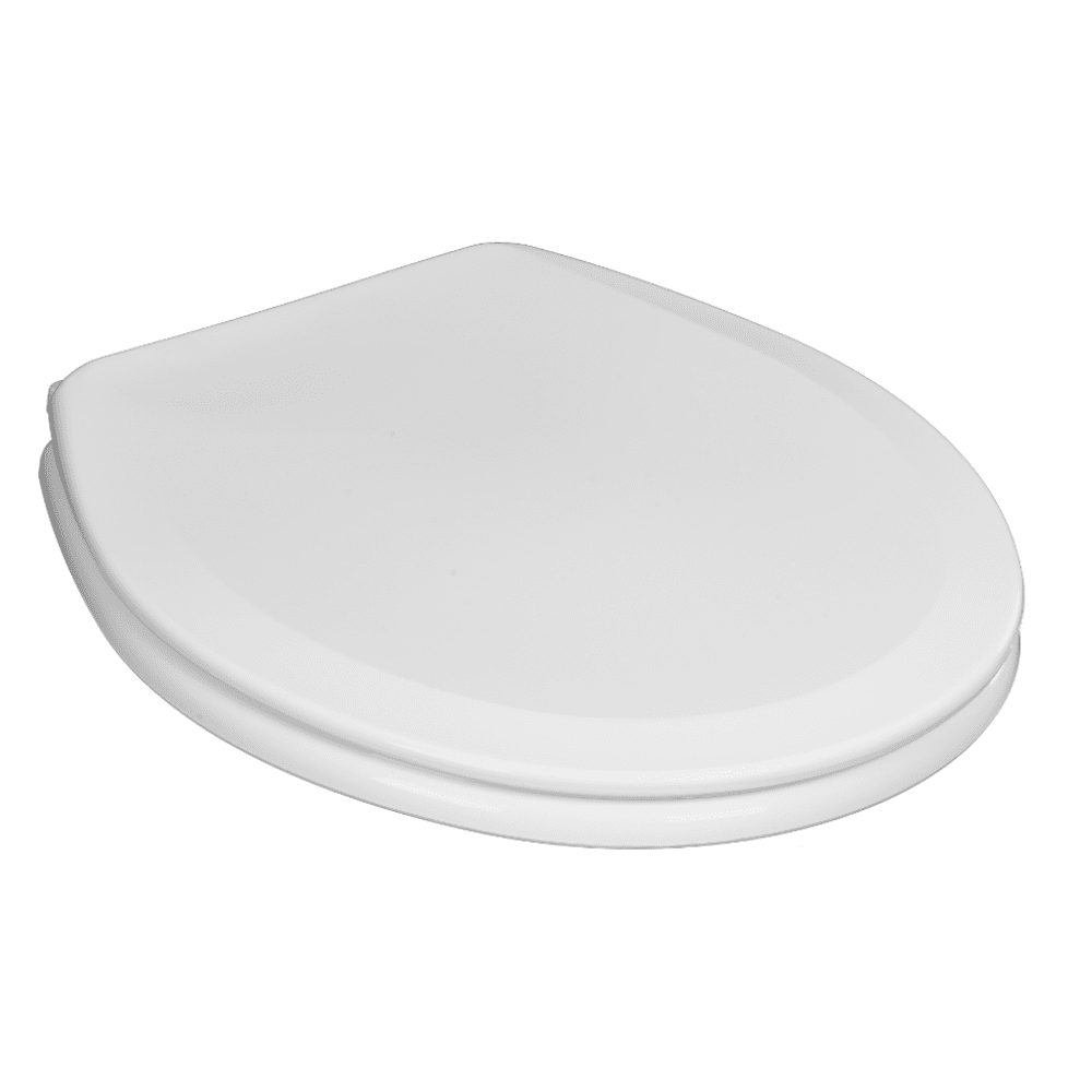 Centoco 700-001 Round Molded Wood Toilet Seat, Centocore Technology, White