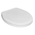 thumbnail image 2 of Centoco 700-001 Round Molded Wood Toilet Seat, Centocore Technology, White, 2 of 8