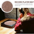 thumbnail image 2 of OULII 1Pcs Anti Static Turntable Mat Vinyl Protective Pad for Better Adhesion, 2 of 8