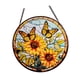 thumbnail image 5 of Adorno colgante de cristal redondo con forma de girasol para jardines, patios y oficinas. Estilo B, 5 of 9