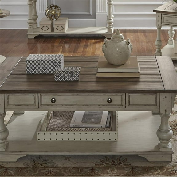 Morgan Creek White Cocktail Table