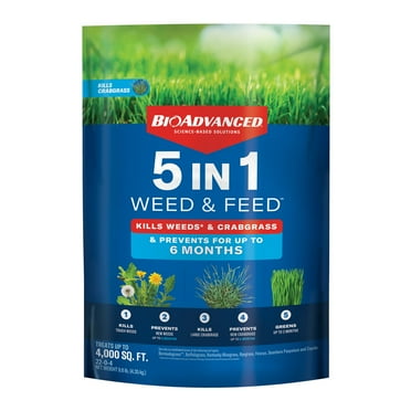 BioAdvanced 5-in-1 Weed and Feed 9.6 LBS