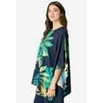 thumbnail image 3 of Roaman's Women's Plus Size Georgette Poncho, 3 of 3