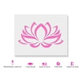 thumbnail image 2 of Plantilla de estarcido de flor de loto Stencil Revolution, 2 of 8