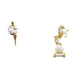 thumbnail image 1 of Escultura de arte abstracto de resina para niña y figura de caballo, colección de estatuas modernas para oficina, dormitorio, centro de mesa, decoraci, 1 of 8