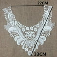 thumbnail image 3 of GUOOL 2 Pieces White Flower Lace Collar Sewing Applique DIY Detachable Necklace, 3 of 9